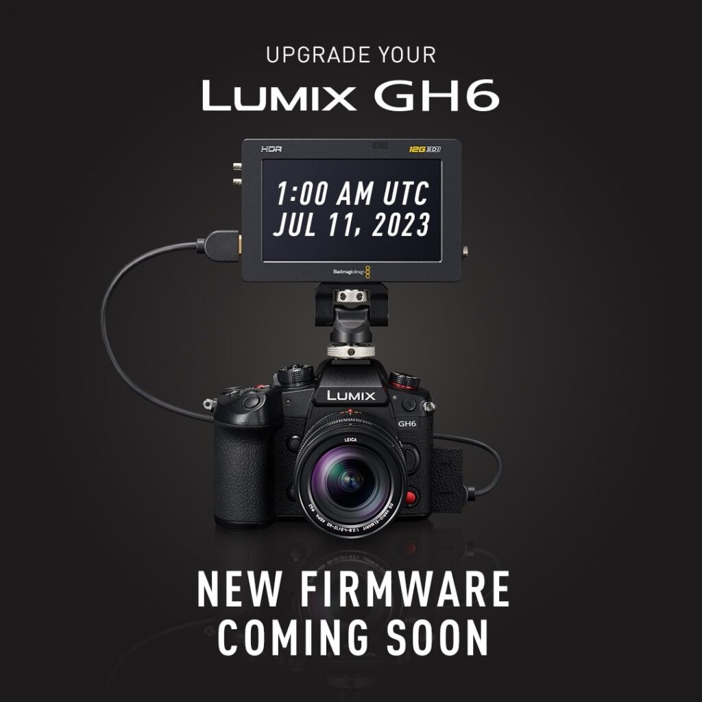 Actualización del firmware de Panasonic para la LUMIX GH6 min